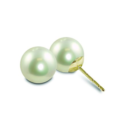 14KT Yellow Gold Freshwater Pearl Earring