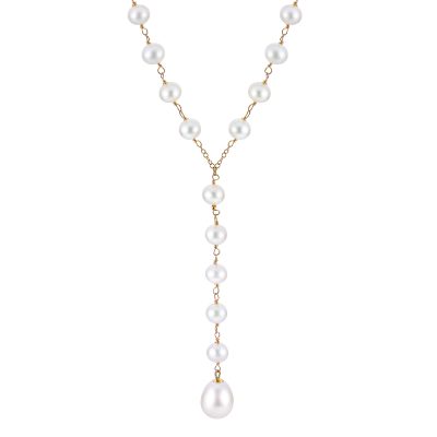 14KT Yellow Gold Freshwater Pearl Necklace
