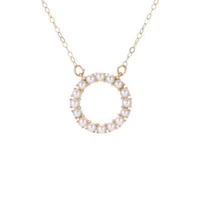 14KT Yellow Gold Freshwater Pearl Necklace
