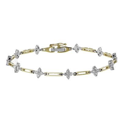 ZB876-Y Bracelet in 14k Gold with Diamonds