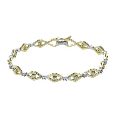 ZB879-Y Bracelet in 14k Gold with Diamonds