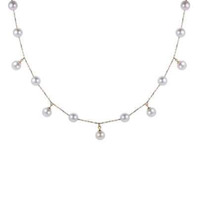 14KT Yellow Gold Freshwater Pearl Necklace