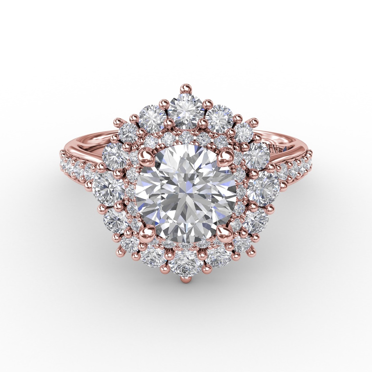 Double Halo Engagement Rings | With Clarity