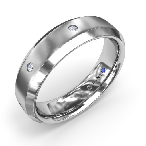 Sandblast Finish Mens Band - Image 2