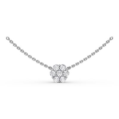 Magnolia Diamond Necklace