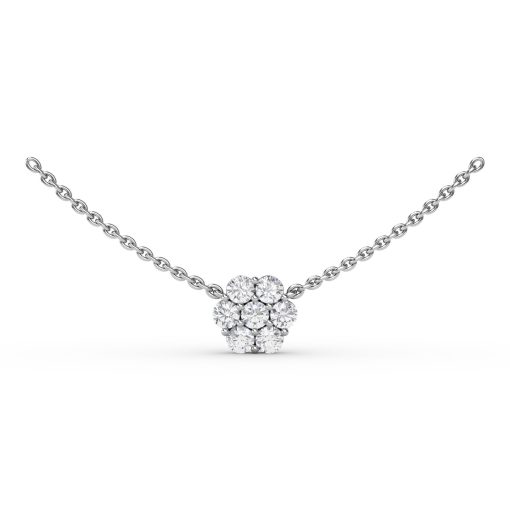 Magnolia Diamond Necklace