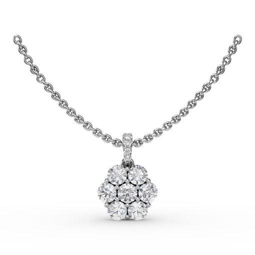 Magnolia Diamond Pendant