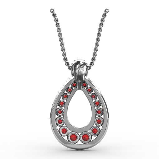 Steal The Spotlight Ruby and Diamond Pendant - Image 3