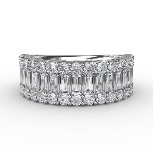 Layered Baguette Diamond Band - Image 2