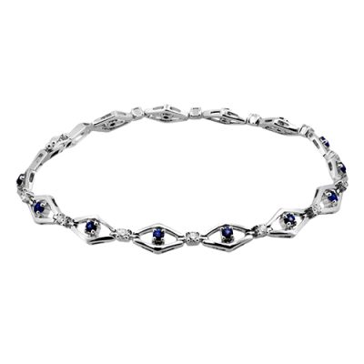 ZB879 Bracelet in 14k Gold with Diamonds