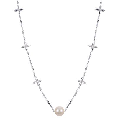 Sterling Silver Freshwater Pearl Necklace