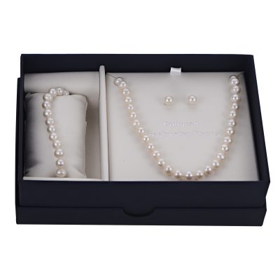 14KT Yellow Gold Freshwater Pearl Set