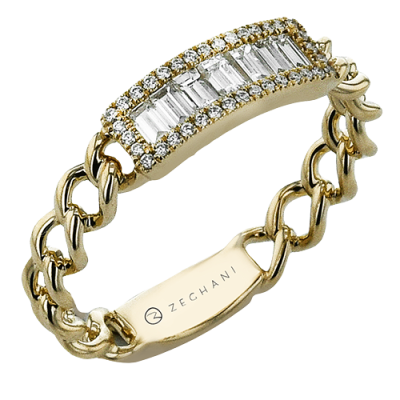ZR2594 Right Hand Ring in 14k Gold with Diamonds