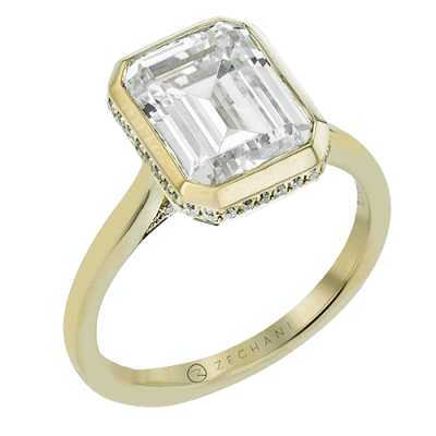 ZR2605-EM Engagement Ring in 14k Gold with Diamonds