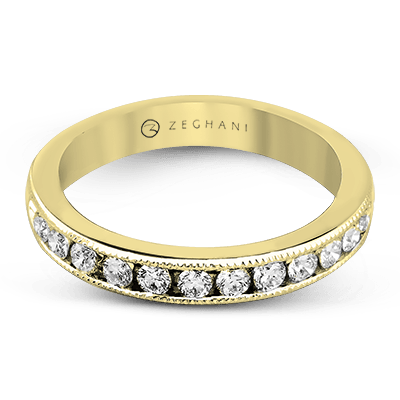 ZR45 Anniversary Ring in 14k Gold with Diamonds - Image 2