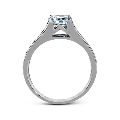 ZR969 Engagement Ring in 14k Gold with Diamonds - Image 3