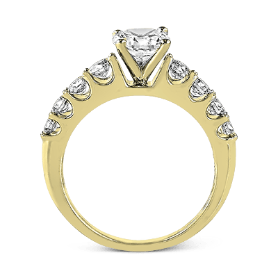 ZR984 Engagement Ring in 14k Gold with Diamonds - Image 3